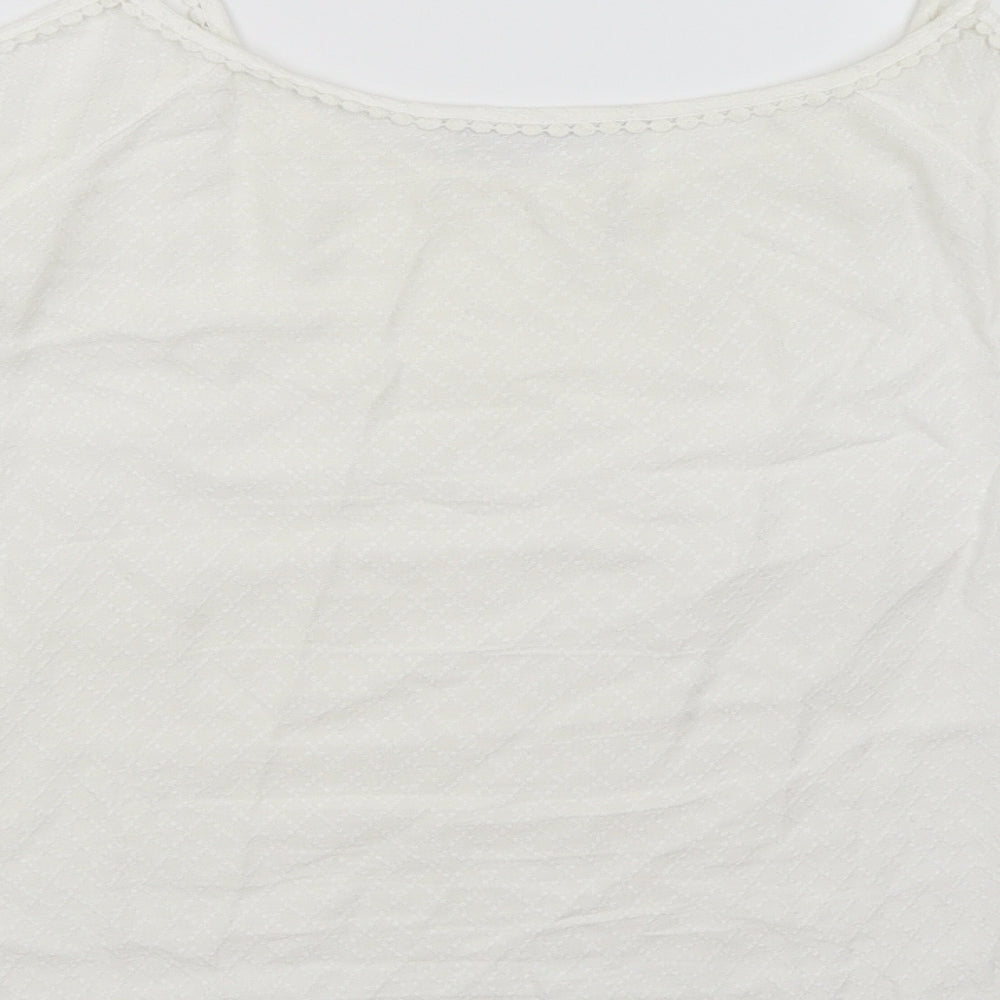 Bonmarche Womens White   Basic Blouse Size 12