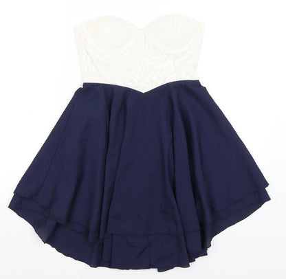 Club L Womens Blue   Bodycon  Size 10