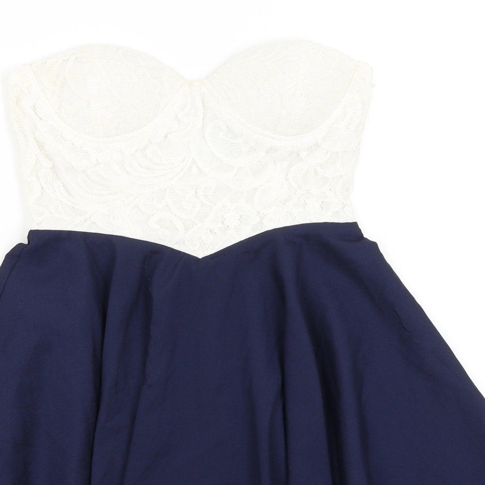 Club L Womens Blue   Bodycon  Size 10