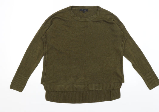 Womens UK Size S New Look Green Pullover Jumper