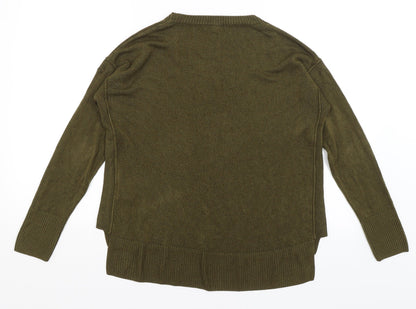 Womens UK Size S New Look Green Pullover Jumper