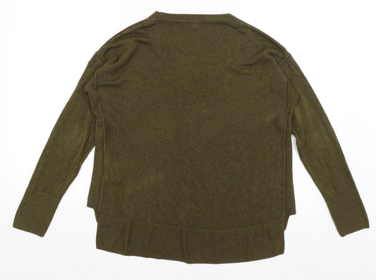 Womens UK Size S New Look Green Pullover Jumper