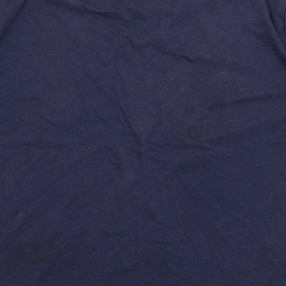 Womens UK Size S Ellie Louise Blue Basic T-Shirt