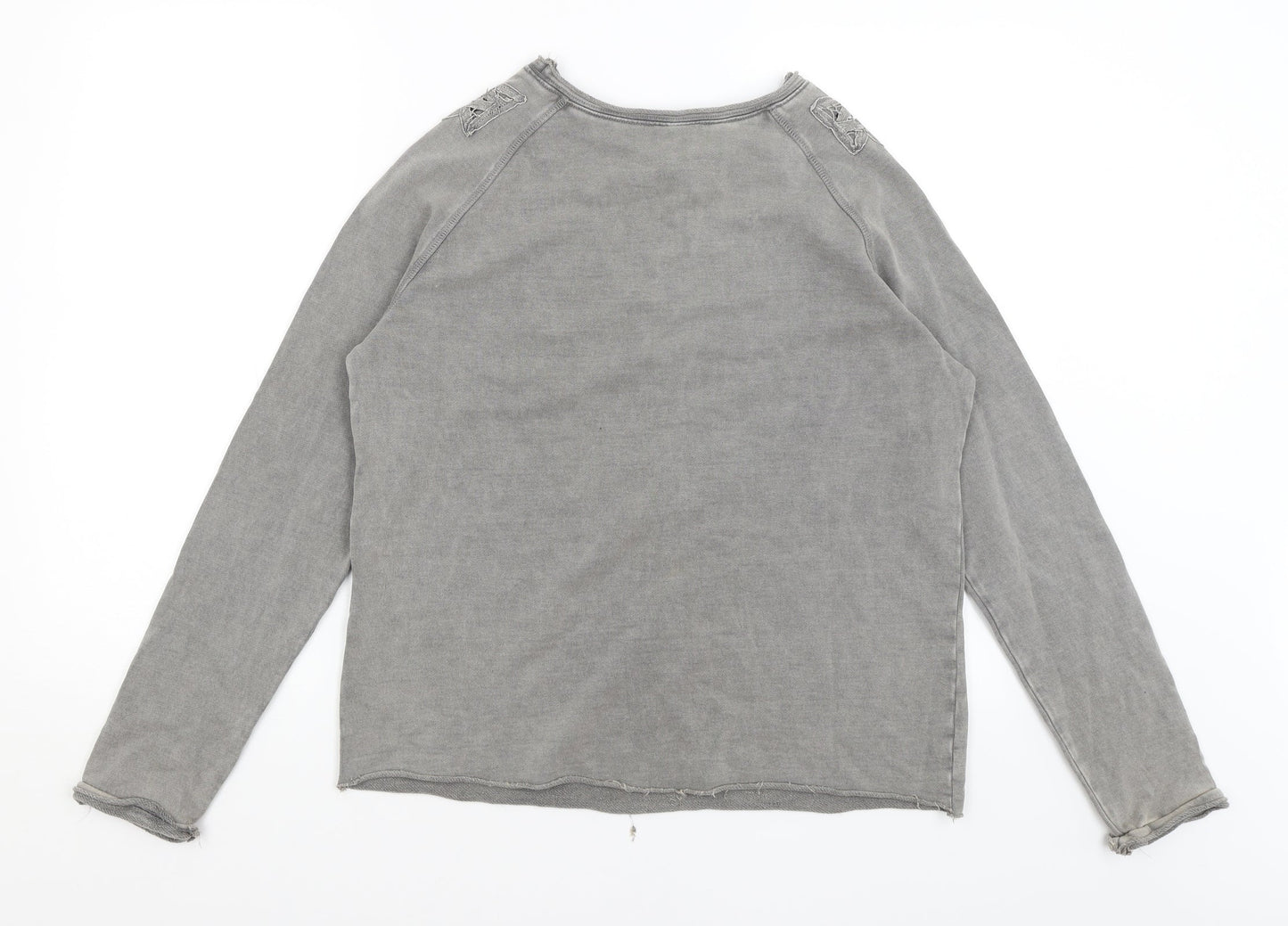Womens UK Size M H&M Grey Pullover Jumper