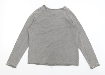 Womens UK Size M H&M Grey Pullover Jumper
