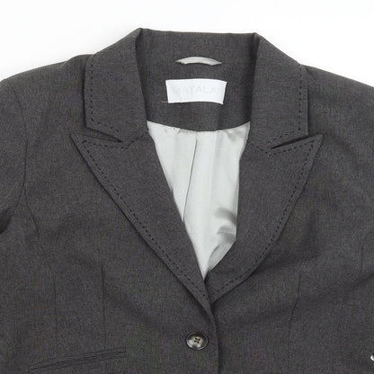 Matalan Womens Grey   Jacket Blazer Size 12