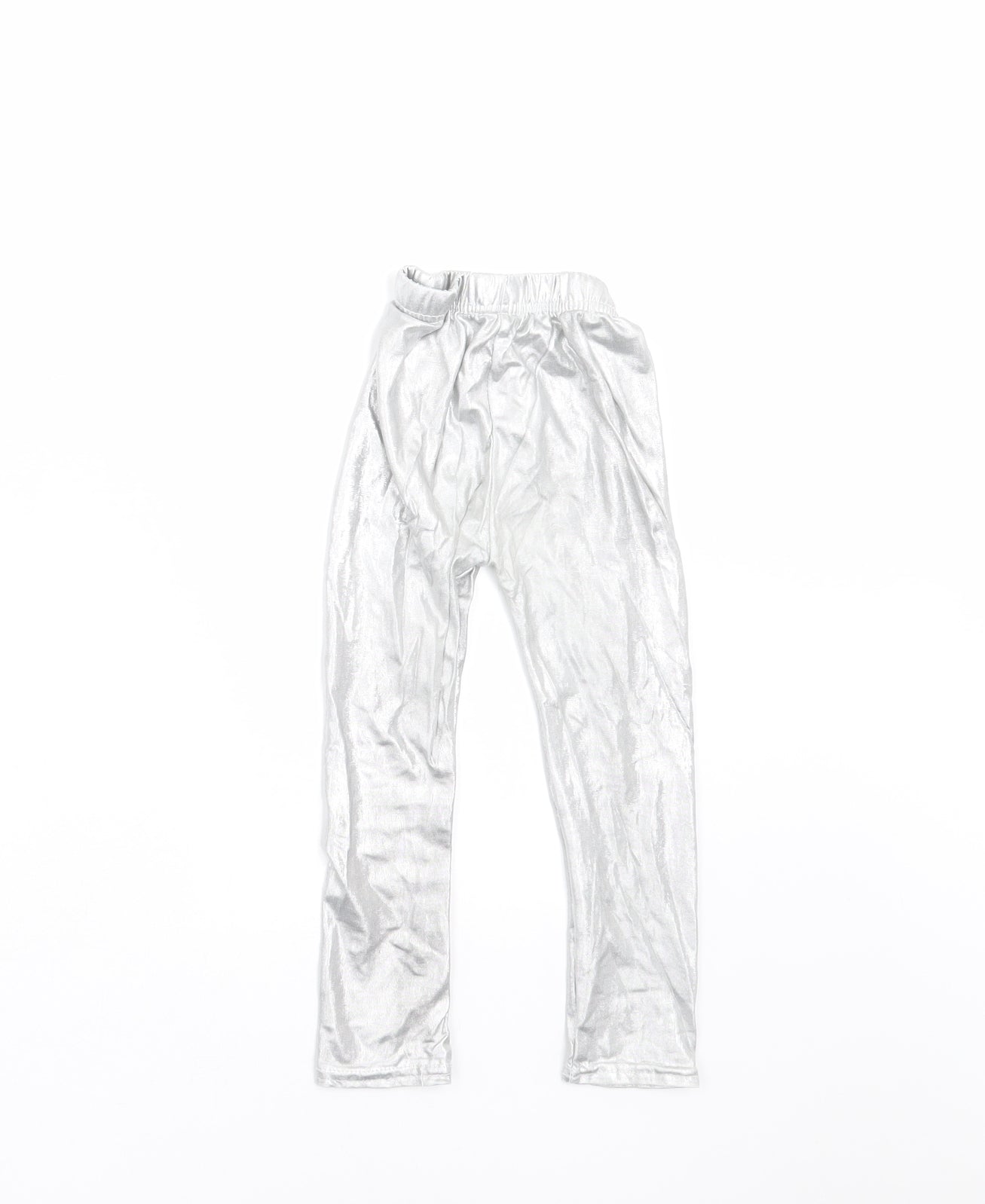 Sheecute Girls Silver   Carrot Trousers Size 3 Years - leggings