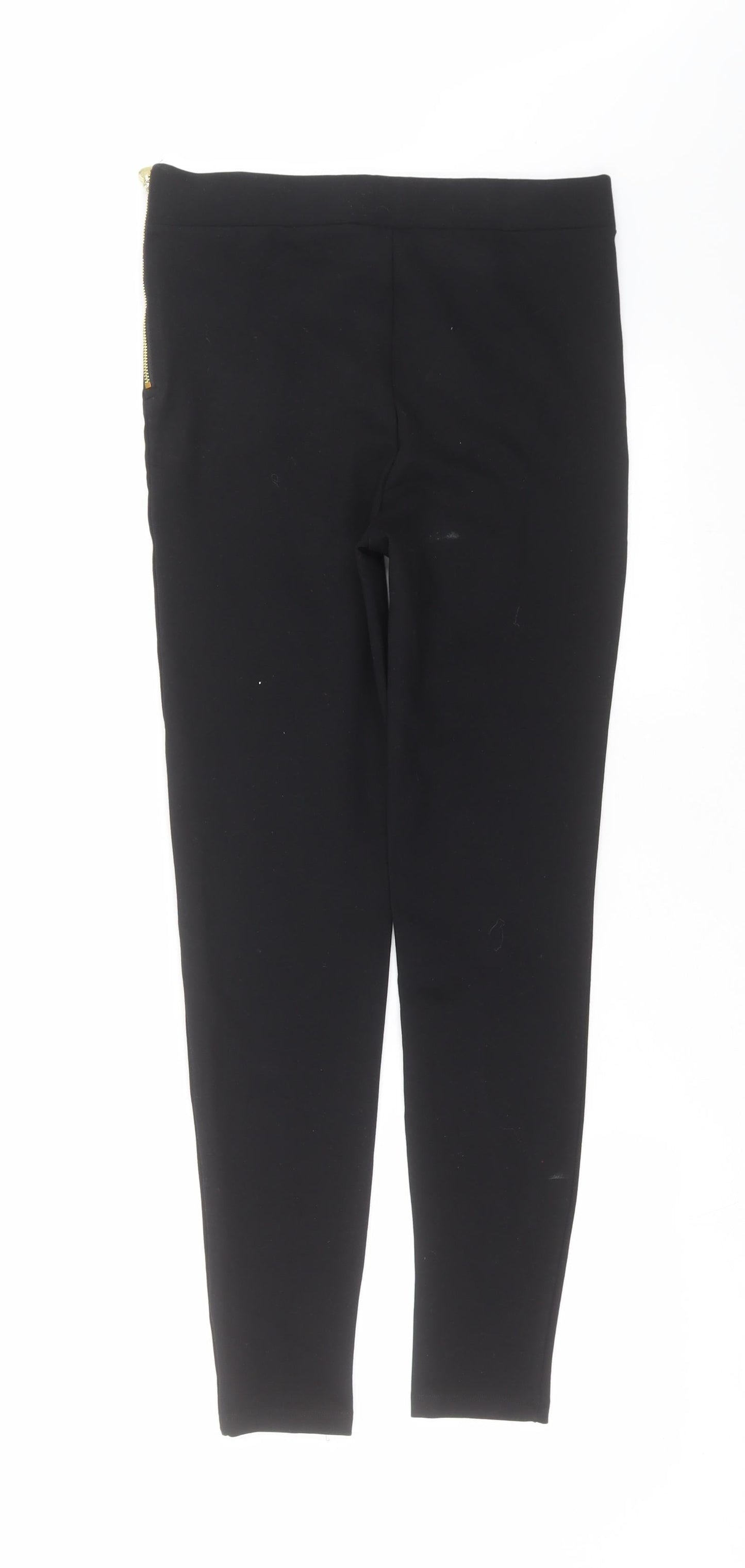Womens UK Size 10 Papaya Extra-Slim Fit  Black Trousers
