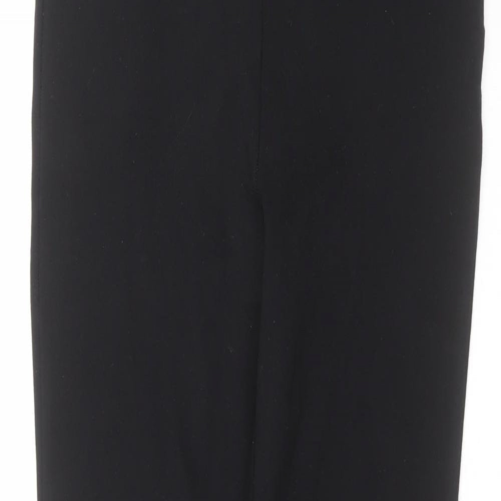 Womens UK Size 10 Papaya Extra-Slim Fit  Black Trousers