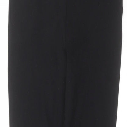 Womens UK Size 10 Papaya Extra-Slim Fit  Black Trousers