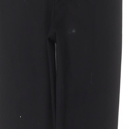 Womens UK Size 10 Papaya Extra-Slim Fit  Black Trousers