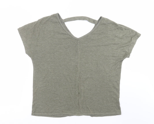 Primark Womens Green  Knit Pullover Jumper Size 14