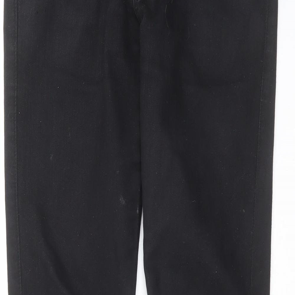 future generation Womens Black  Denim Straight Jeans Size 10 L31 in