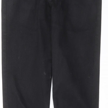 future generation Womens Black  Denim Straight Jeans Size 10 L31 in