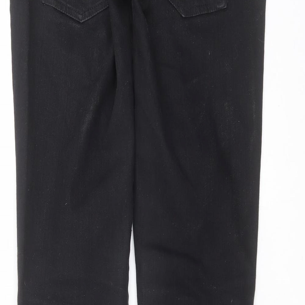 future generation Womens Black  Denim Straight Jeans Size 10 L31 in