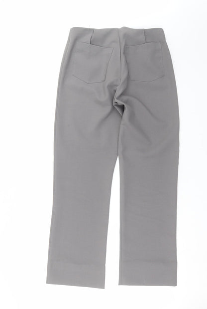 Womens UK Size 12 Preworn Regular Fit  Grey Trousers