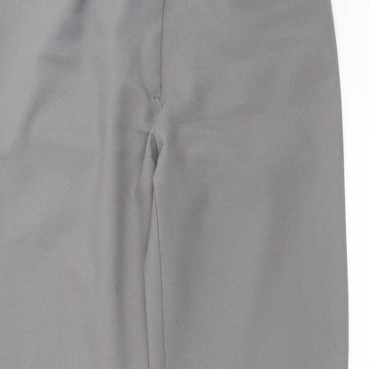 Womens UK Size 12 Preworn Regular Fit  Grey Trousers