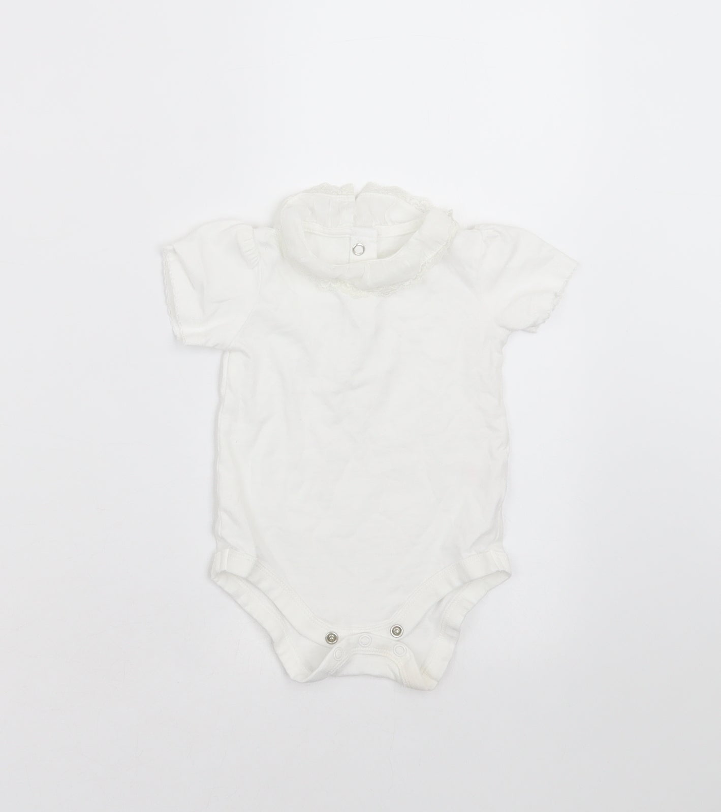TU Baby White   Babygrow One-Piece Size 3-6 Months