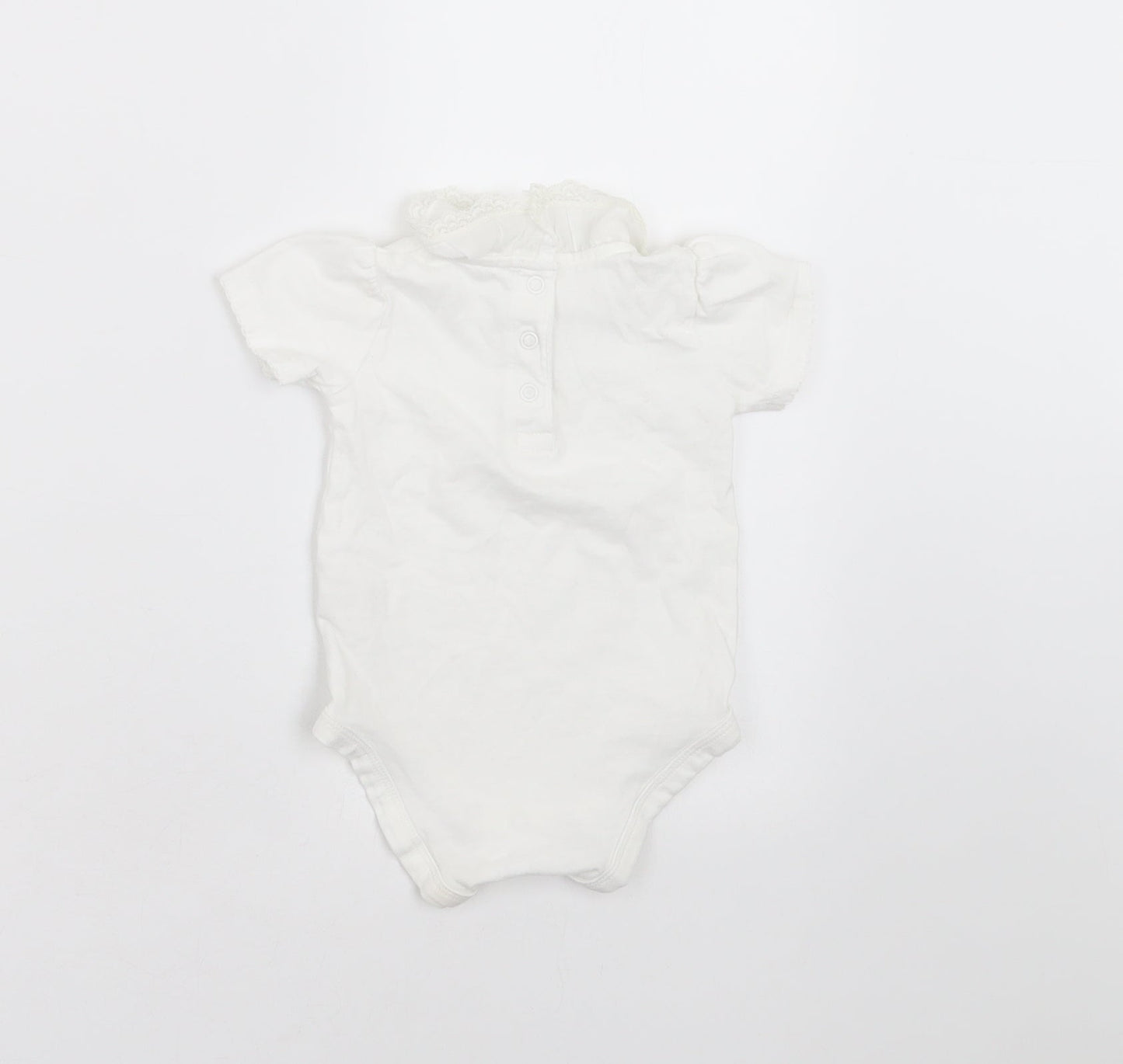 TU Baby White   Babygrow One-Piece Size 3-6 Months