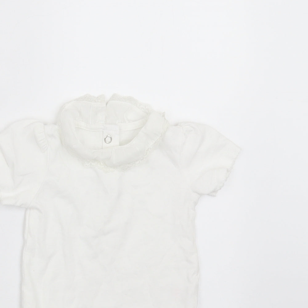 TU Baby White   Babygrow One-Piece Size 3-6 Months