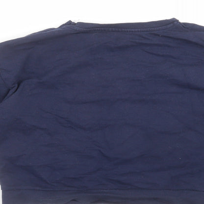 M&Co Girls Blue   Pullover Sweatshirt Size 6-7 Years  - unicorn
