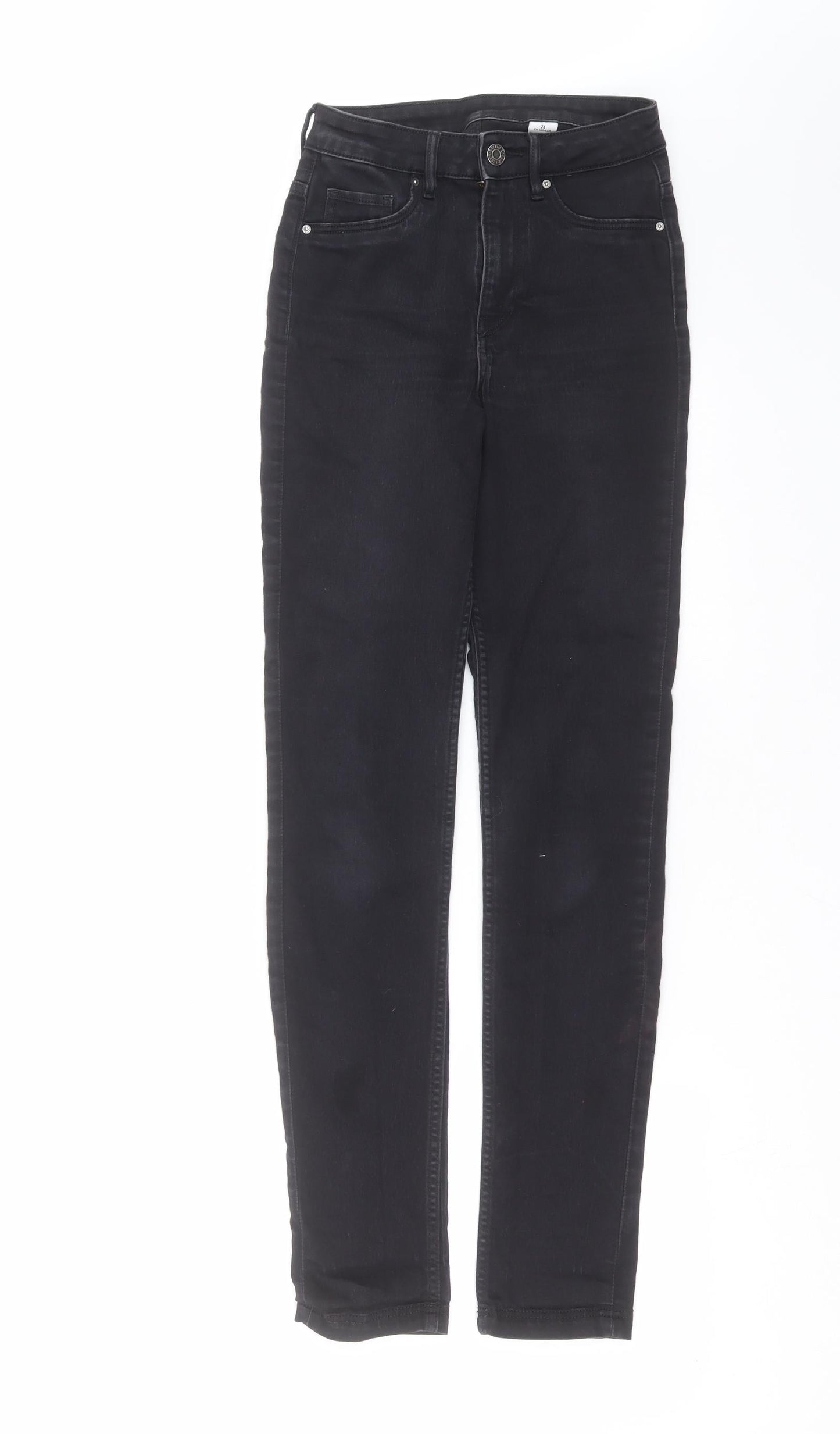 H&M Womens Grey  Denim Skinny Jeans Size 26 in L29 in