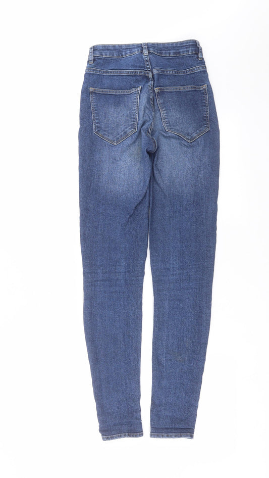 Divided by H&M Womens Blue  Denim Skinny Jeans Size 6 L29 in