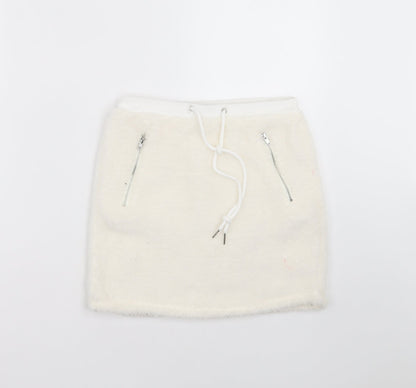 SheIn Womens Ivory   Mini Skirt Size XS