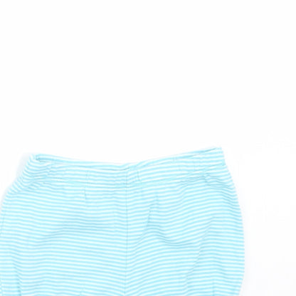 Carter's Baby Blue Striped   Trousers Size 12 Months  - shorts