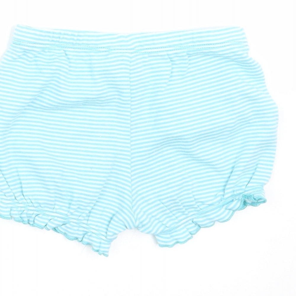 Carter's Baby Blue Striped   Trousers Size 12 Months  - shorts