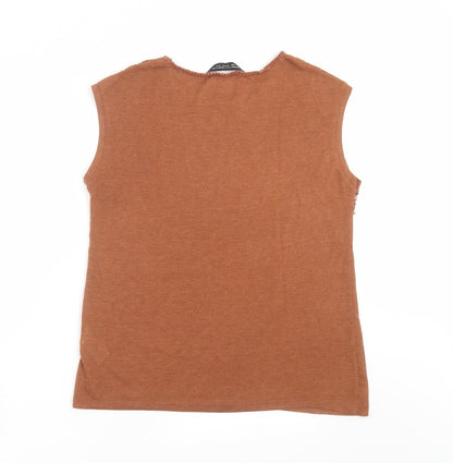 Womens UK Size 12 Dorothy Perkins Brown Pullover Jumper