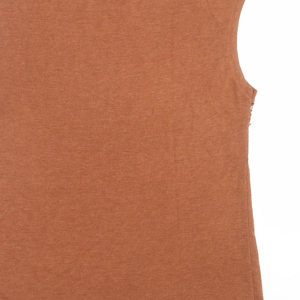Womens UK Size 12 Dorothy Perkins Brown Pullover Jumper