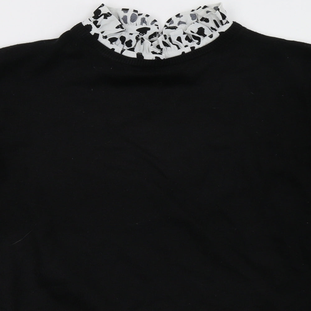 Matalan Womens Black   Pullover Sweatshirt Size 10