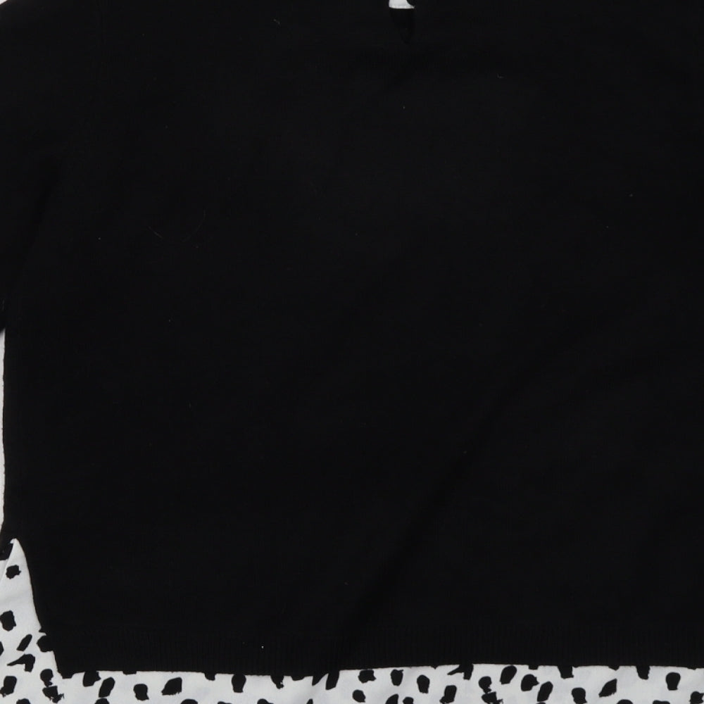 Matalan Womens Black   Pullover Sweatshirt Size 10