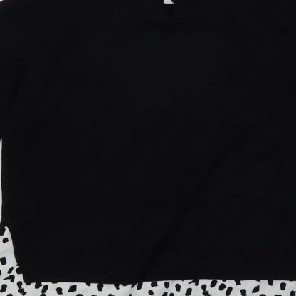 Matalan Womens Black   Pullover Sweatshirt Size 10