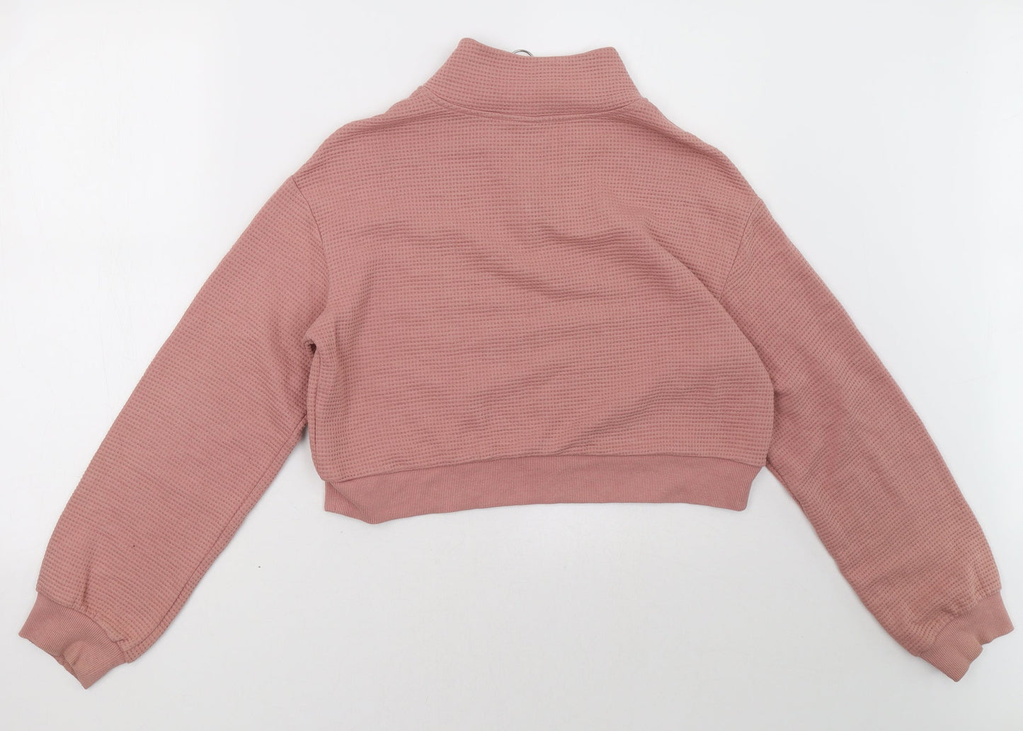 H&M Womens Pink   Pullover Sweatshirt Size XS