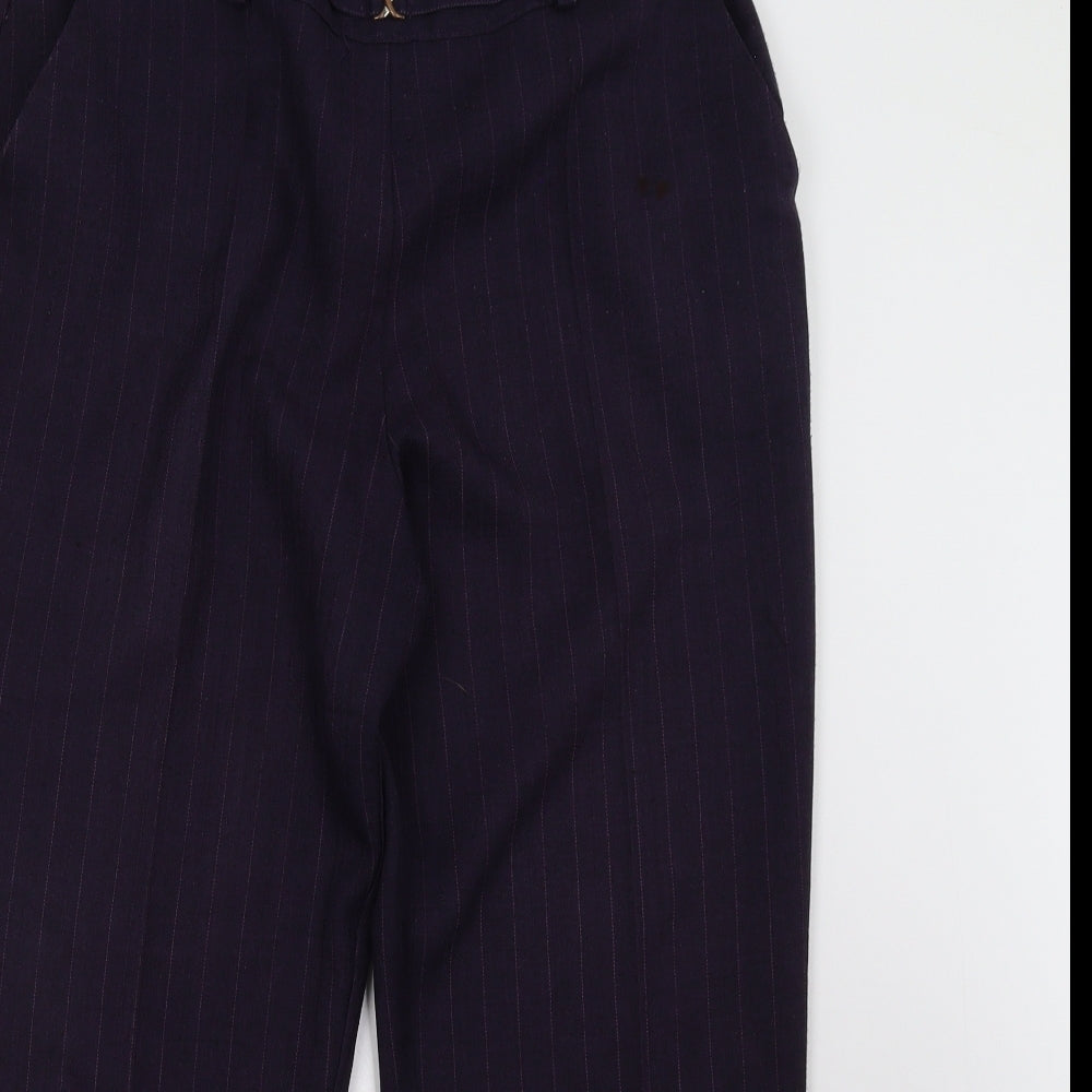 Womens UK Size 16 Marks and Spencer Regular Fit  Purple Trousers