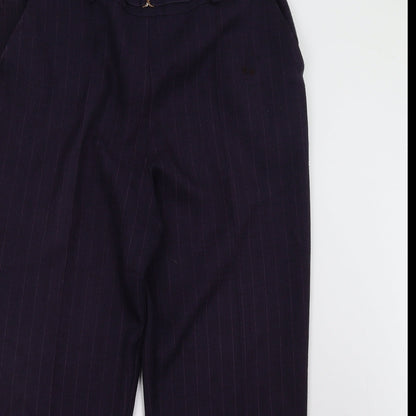 Womens UK Size 16 Marks and Spencer Regular Fit  Purple Trousers