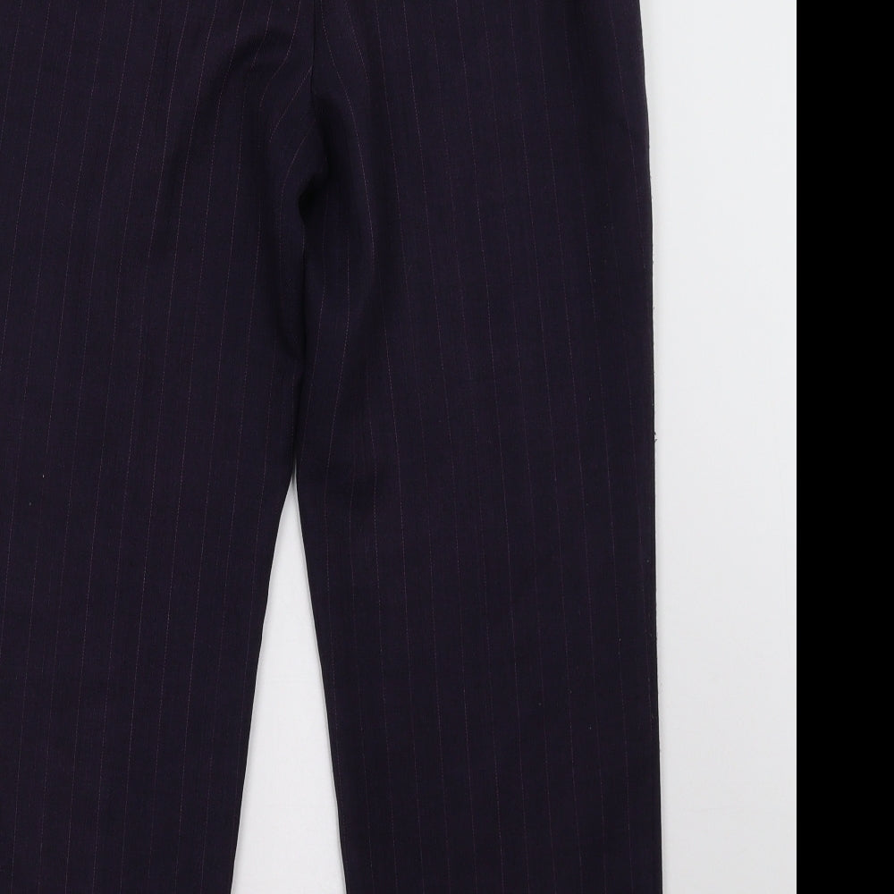 Womens UK Size 16 Marks and Spencer Regular Fit  Purple Trousers