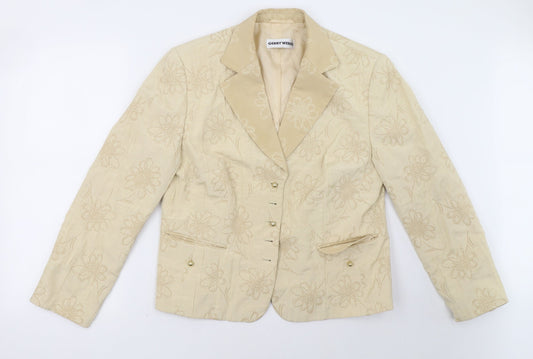Gerry Weber Womens Beige   Jacket Blazer Size 16