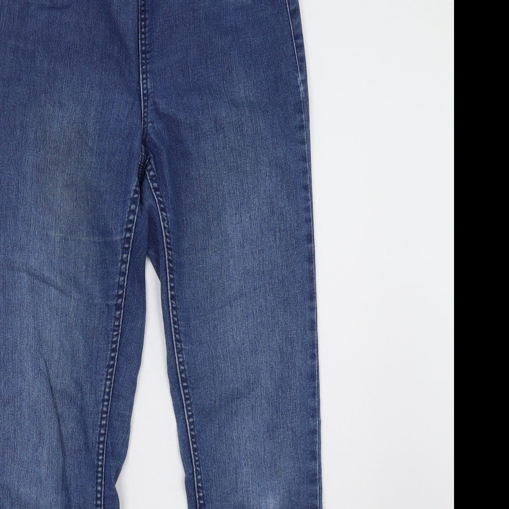 Womens UK Size 10 H&M Regular Fit Jegging Blue Trousers