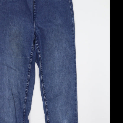 Womens UK Size 10 H&M Regular Fit Jegging Blue Trousers