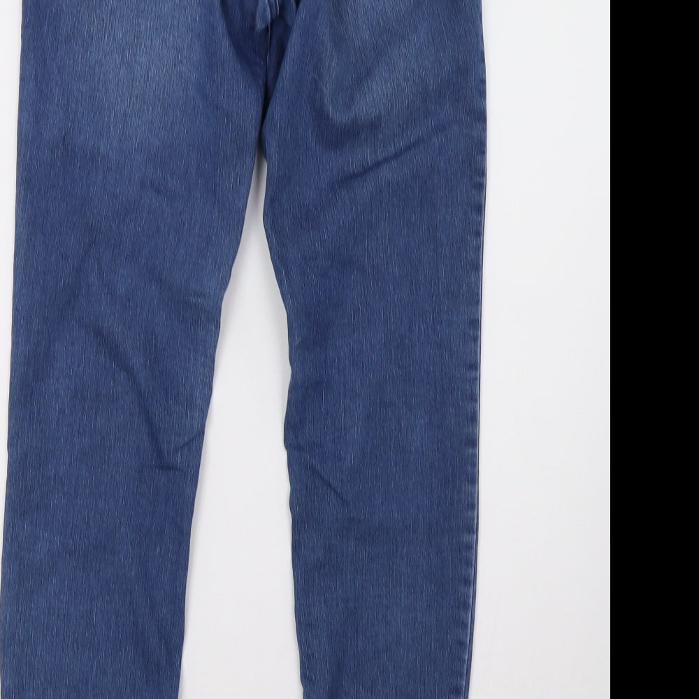 Womens UK Size 10 H&M Regular Fit Jegging Blue Trousers