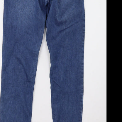 Womens UK Size 10 H&M Regular Fit Jegging Blue Trousers