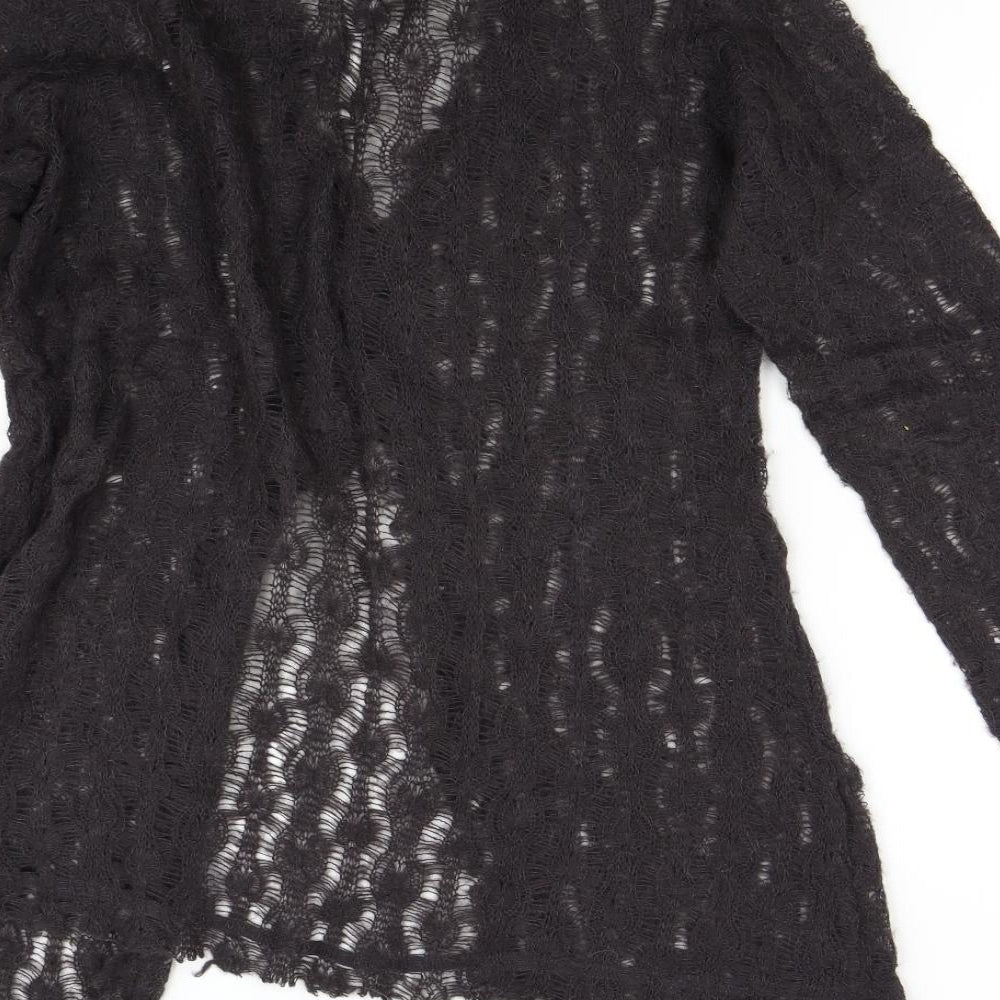 Womens UK Size M Sandwich Brown Cardigan Jumper