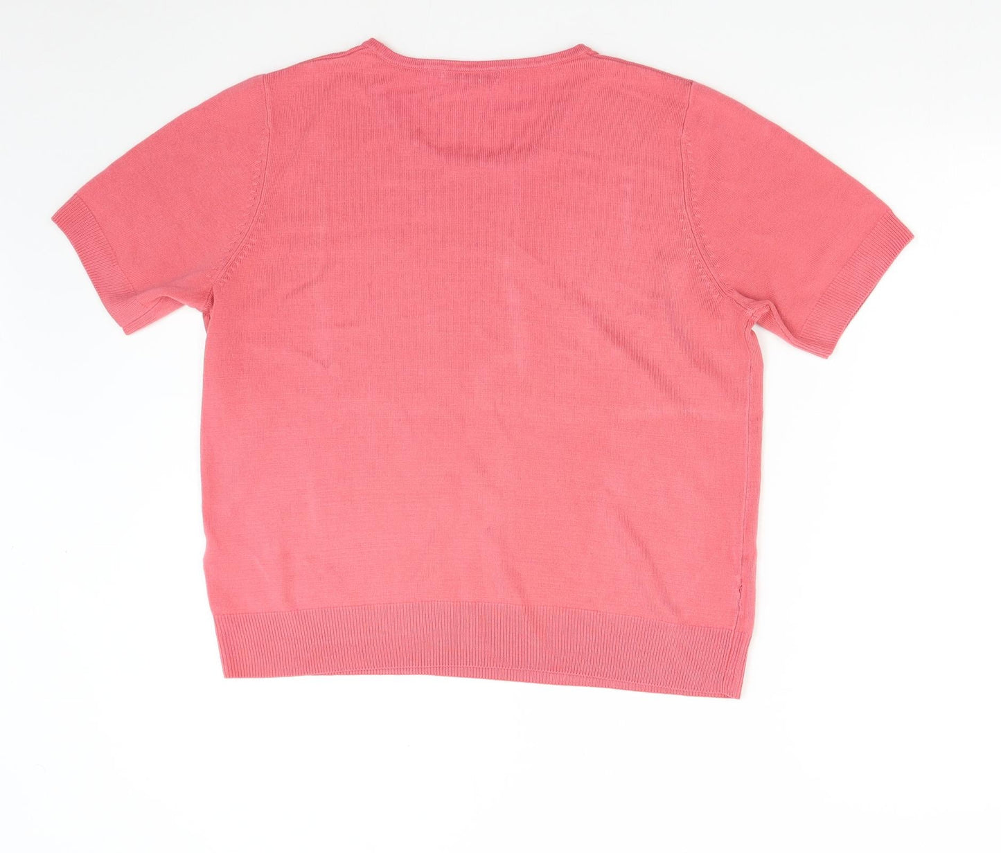 Womens UK Size 16 M&S Pink Pullover Jumper