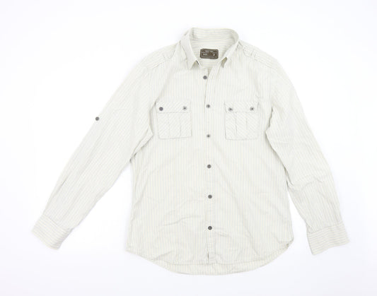 Mens UK Size M NEXT Multicoloured  Button-Up Long Sleeve Casual Shirt