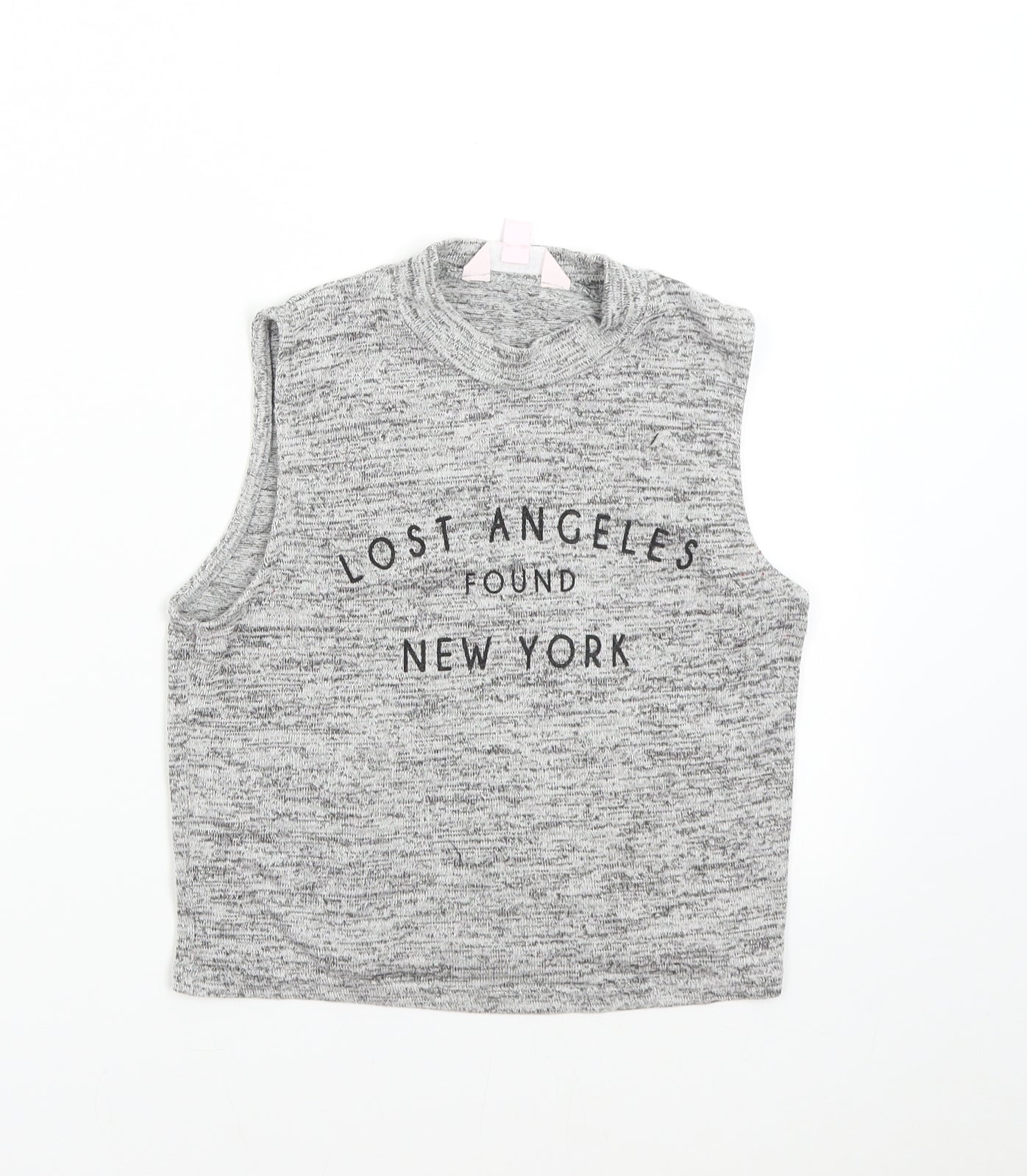 Womens UK Size 6 Miss Selfridge Grey Basic Tank