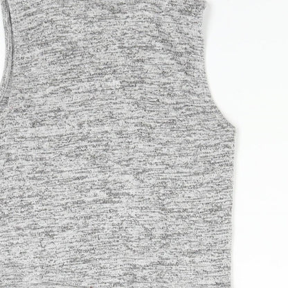 Womens UK Size 6 Miss Selfridge Grey Basic Tank