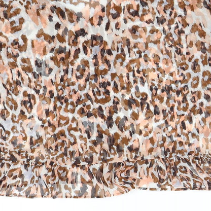 Womens UK Size 12 M&S Brown Basic Blouse